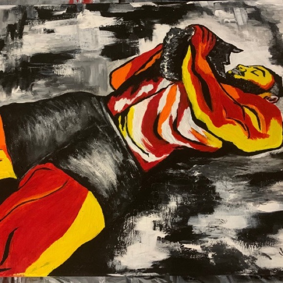 Acrylic painting on canvas - Picture 3 of 7